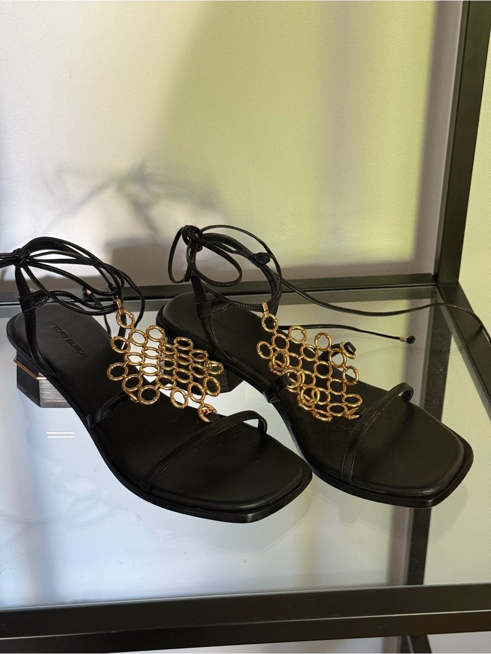 Tory Burch Lace-Up Sandals